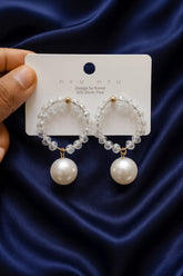 Fancy Earring-362 (White)